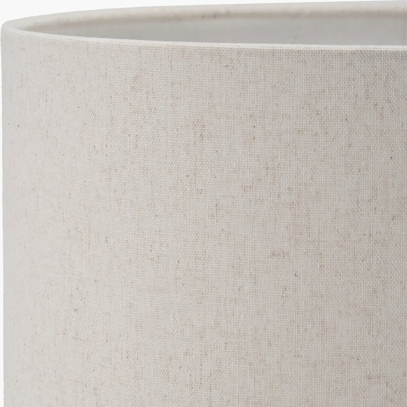Quinn 35cm Slubby Hopsack Cylinder Lampshade