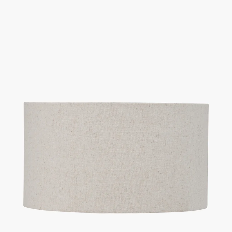 Quinn 30cm Slubby Hopsack Cylinder Lampshade