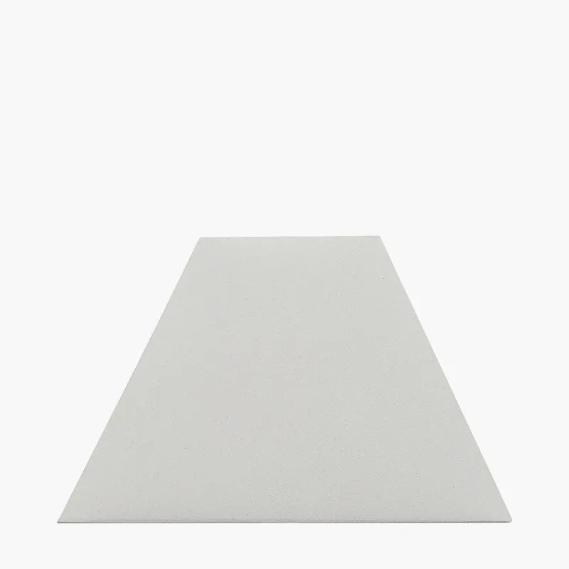 Pyramid 35cm Cream Cotton Tapered Square Lampshade