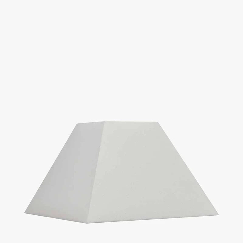 Pyramid 35cm Cream Cotton Tapered Square Lampshade