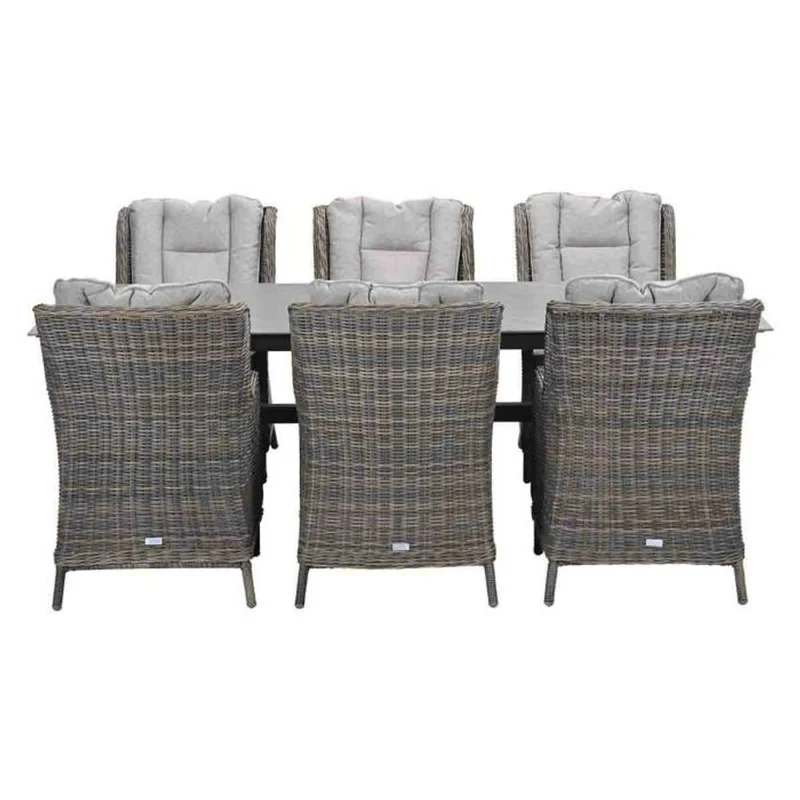 Osborne tuinset 7-delig Havanna Sand - Sintra dining tafel 240x100 Napoli Sand