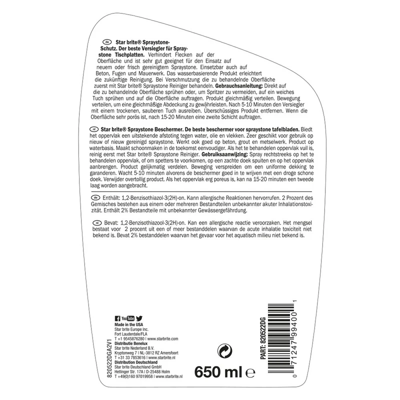 Star brite Spraystone Beschermer 650ml