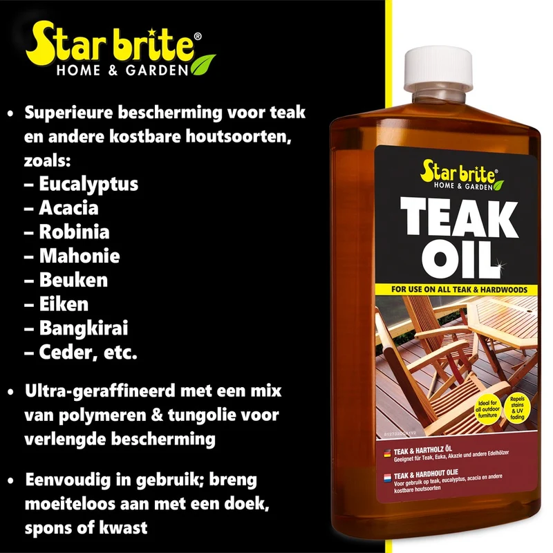 Star brite Teak & Hardhout Olie 1 liter