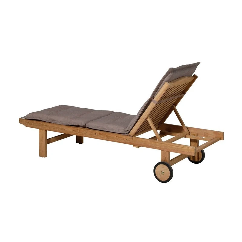 Madison ligbedkussen 200x65cm Panama taupe