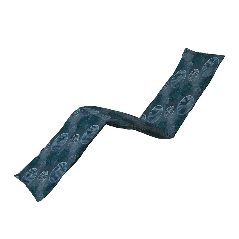 Madison ligbedkussen 200x65cm Circle blue