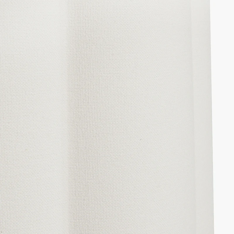 Priscilla Yellow Striped Ceramic Table Lamp Base with Bloom 30cm White Handloom Scalloped Cylinder Lampshade