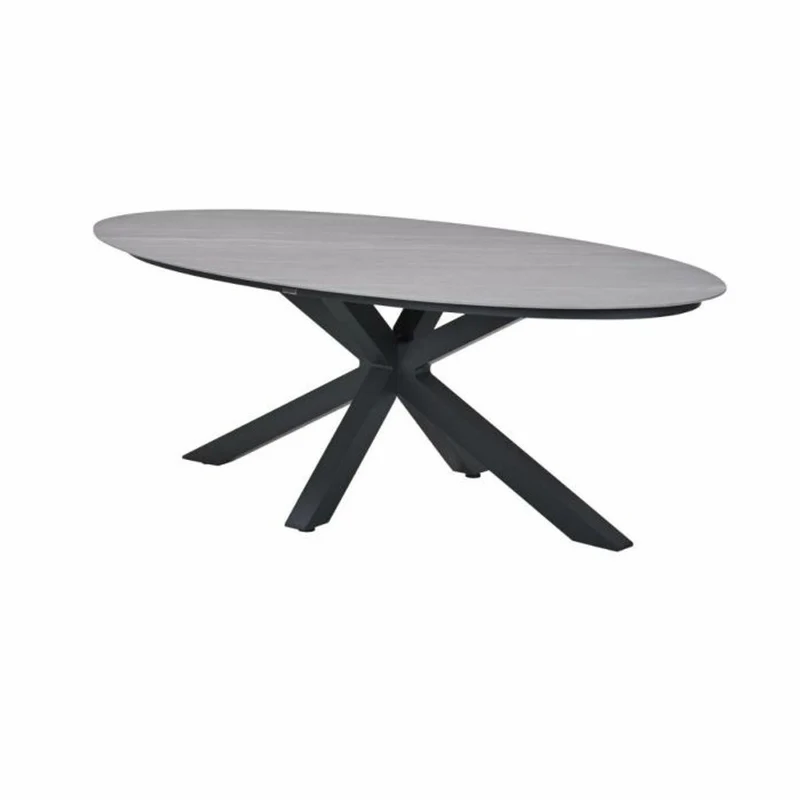Scotland tuintafel 230x115 cm Carbon Black