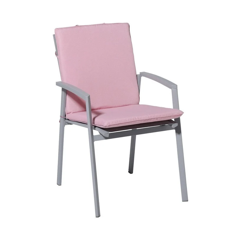 Madison stapelstoelkussen Panama soft pink 97x49 cm