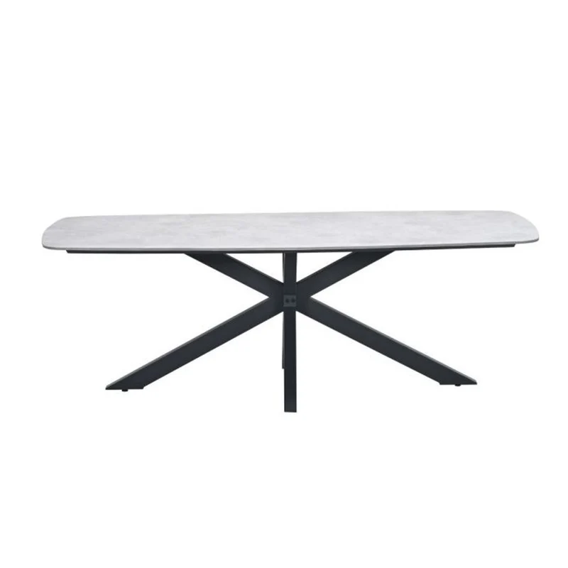 Garden Impressions San Fele dining tafel 220x100xH72 cm carbon black Melfi sand resin