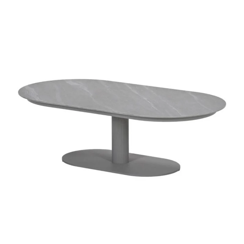 Garden Impressions Nice lounge tafel 130x70xH40 cm taupe Centostone Napoli sand