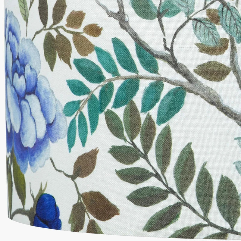 Porcelaine de Chine 40cm Drum Shade Cobalt