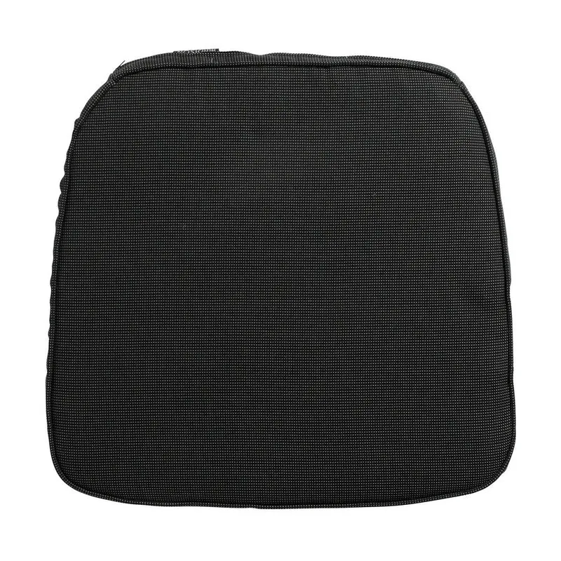 Madison wicker universeel zitkussen Rib black 48x48 cm