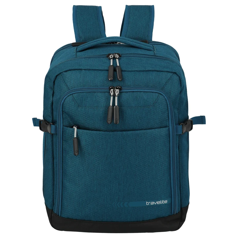 Travelite Kick Off - Mochila de cabina 40 cm, 29 l expandible (petrol)