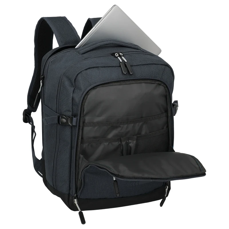 Travelite Kick Off - Mochila de cabina 40 cm, 29 l expandible (d'anthracite)