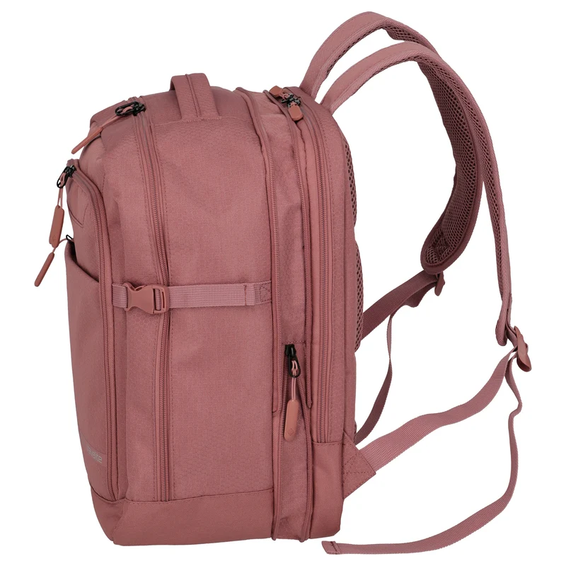 Travelite Kick Off - Mochila de cabina 40 cm, 29 l expandible (blush)