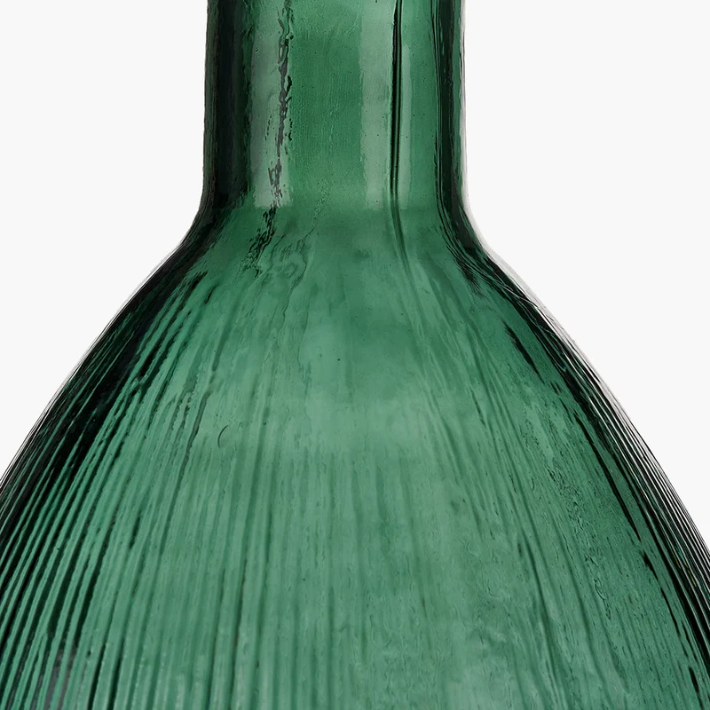Sea Green Tall Recycled Glass Vase