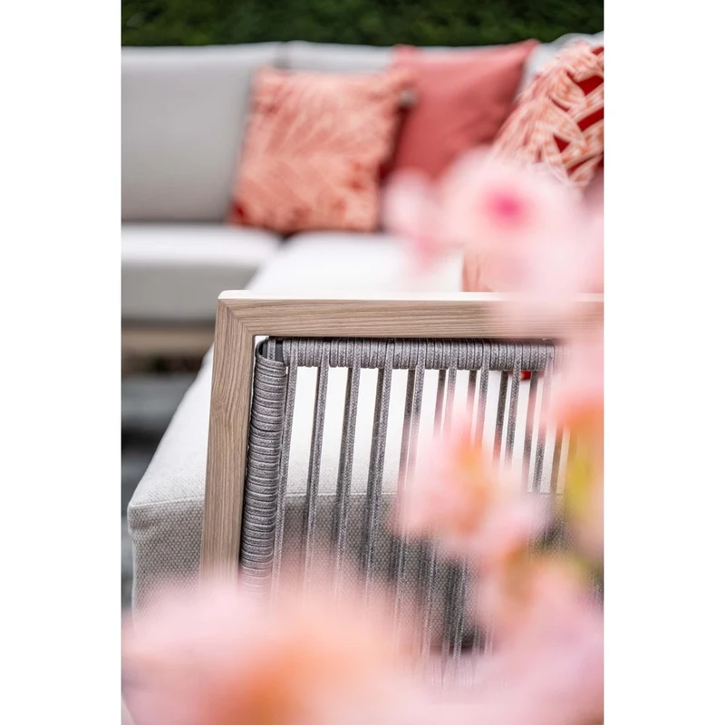 Garden Impressions Decala lounge-dining set 5-delig licht eikenlook sand desert sand
