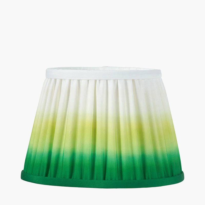 Savoie 25cm Pleated Shade Emerald