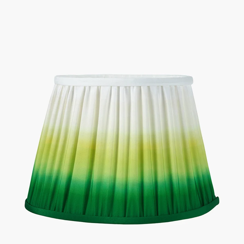 Savoie 25cm Pleated Shade Emerald