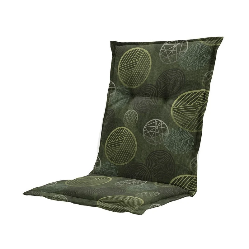 Madison stoelkussen lage rug Circle green 105x50 cm