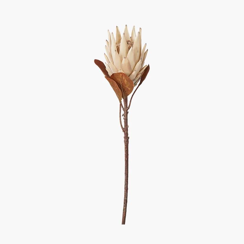 Natural Magnolia Faux Flower Bunch
