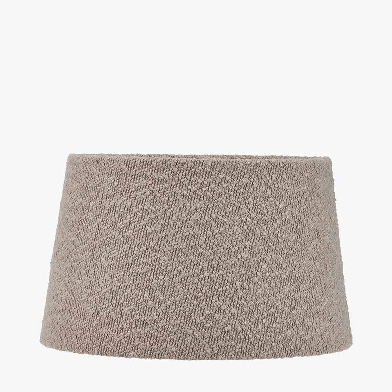 Martigues 30cm Taupe Boucle Tapered Lampshade