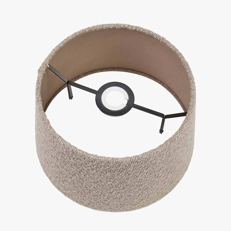 Martigues 30cm Taupe Boucle Tapered Lampshade