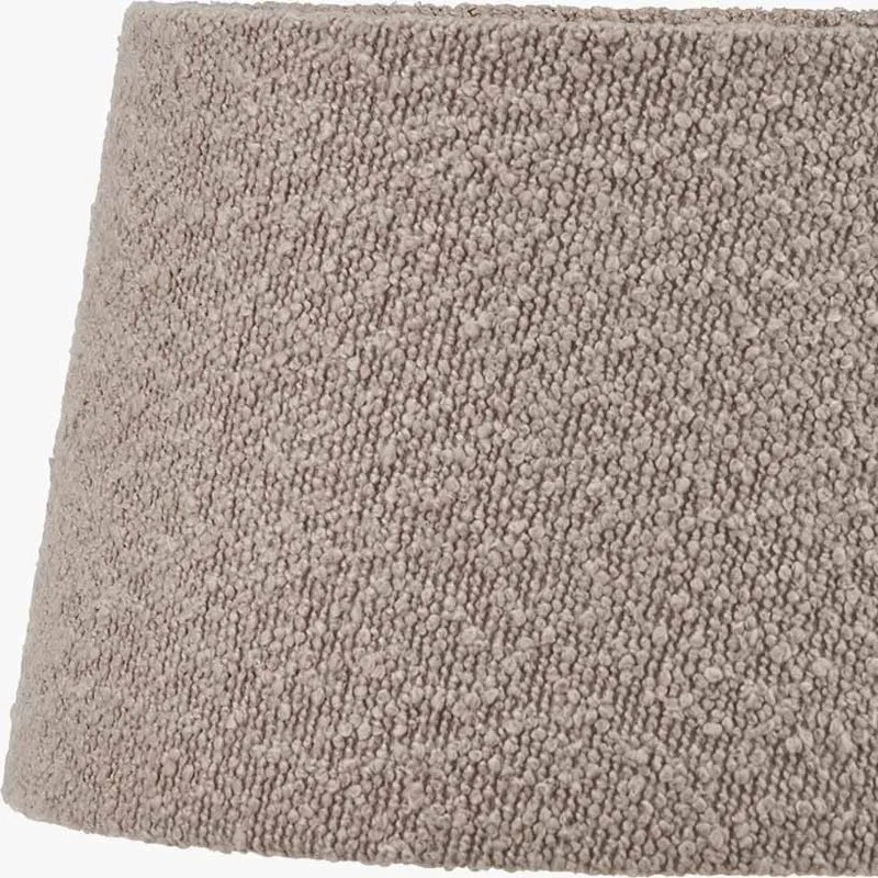 Martigues 30cm Taupe Boucle Tapered Lampshade