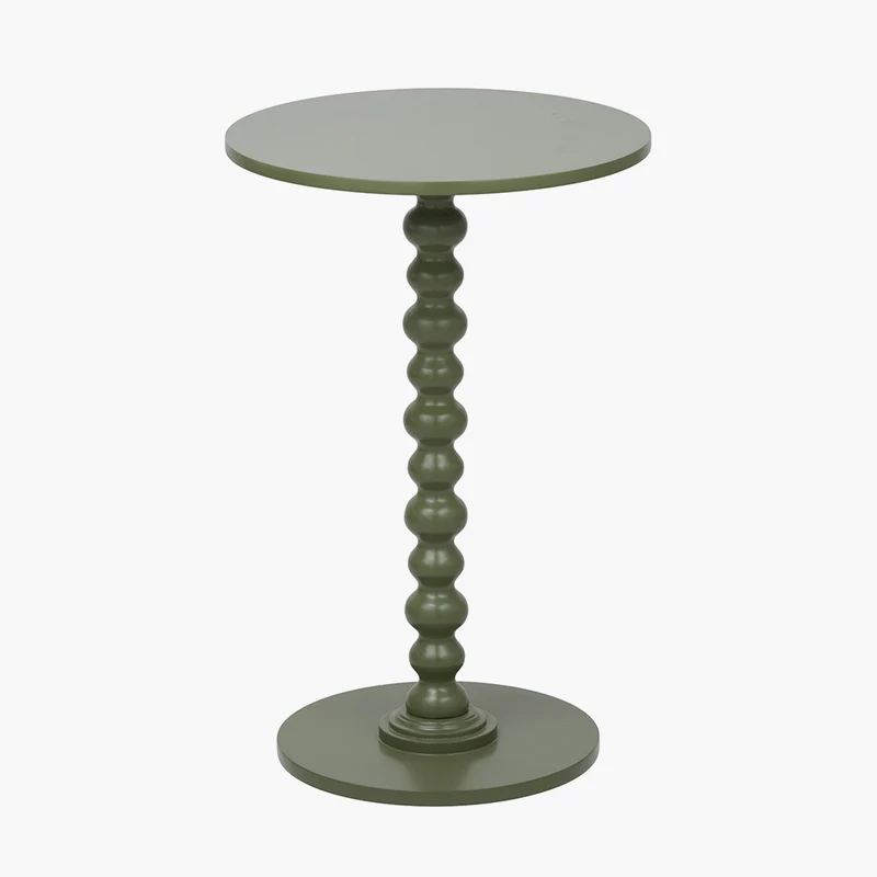 Margot Olive Wood Bobble Side Table