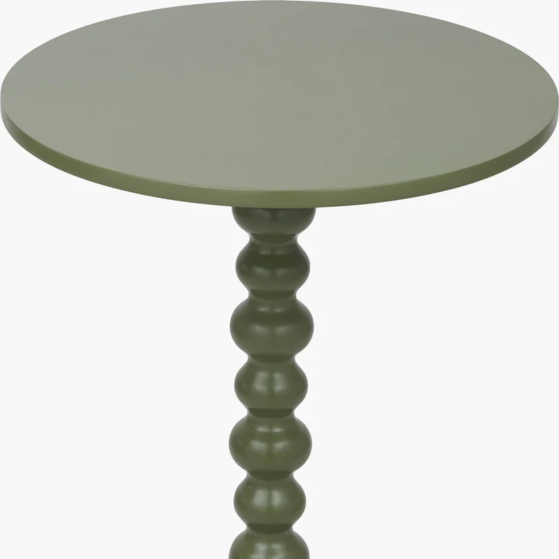 Margot Olive Wood Bobble Side Table