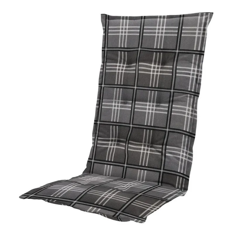 Madison stoelkussen hoge rug Patchy grey 123x50 cm