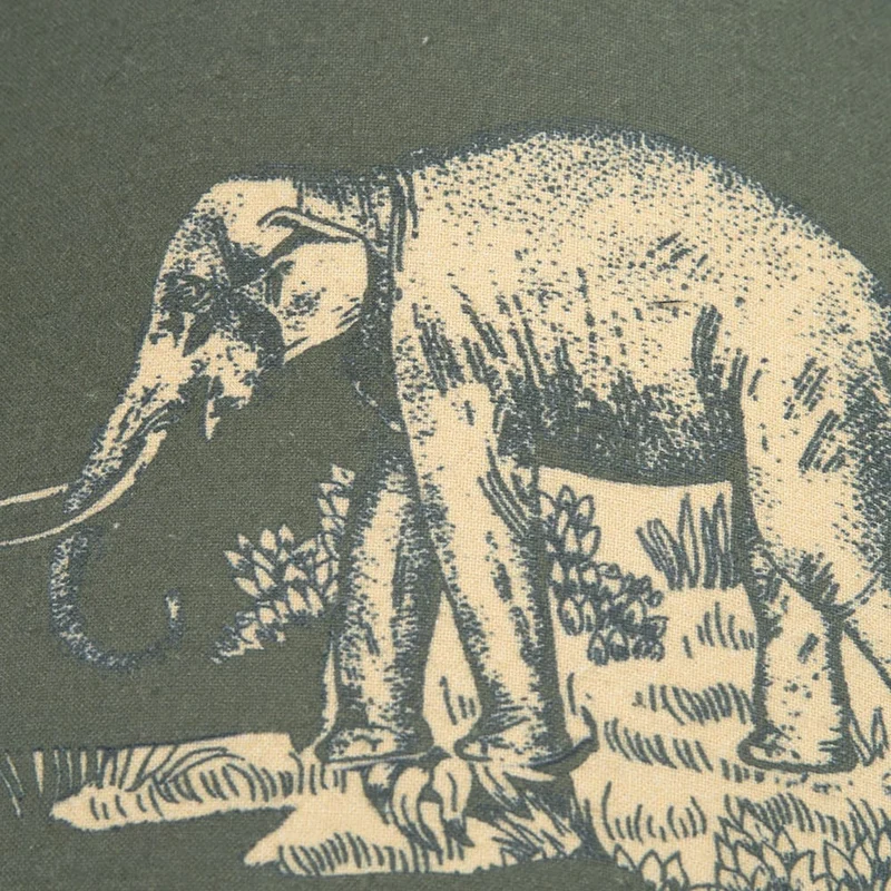 Nala 30cm Green Safari Printed Empire Lampshade