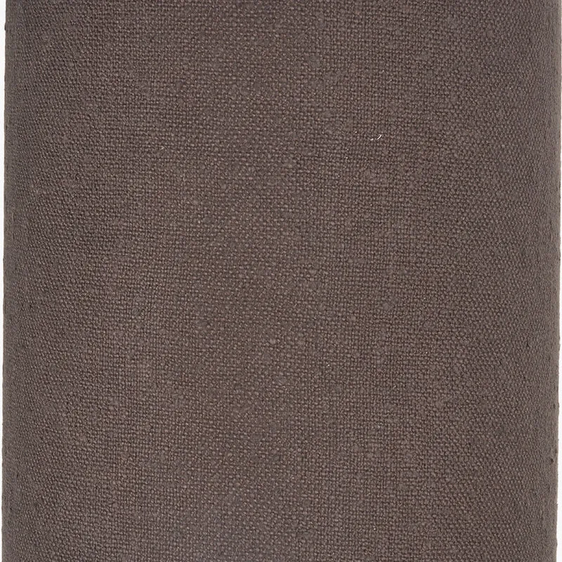 Mirissa Bitter Chocolate Slubby Handloom Fabric Table Lamp