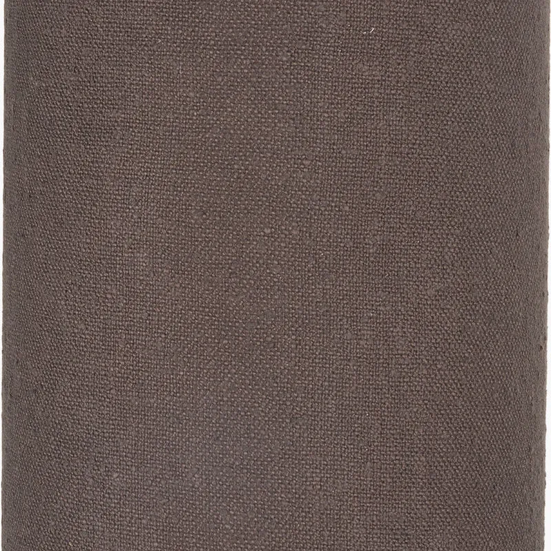 Mirissa Bitter Chocolate Slubby Handloom Fabric Floor Lamp