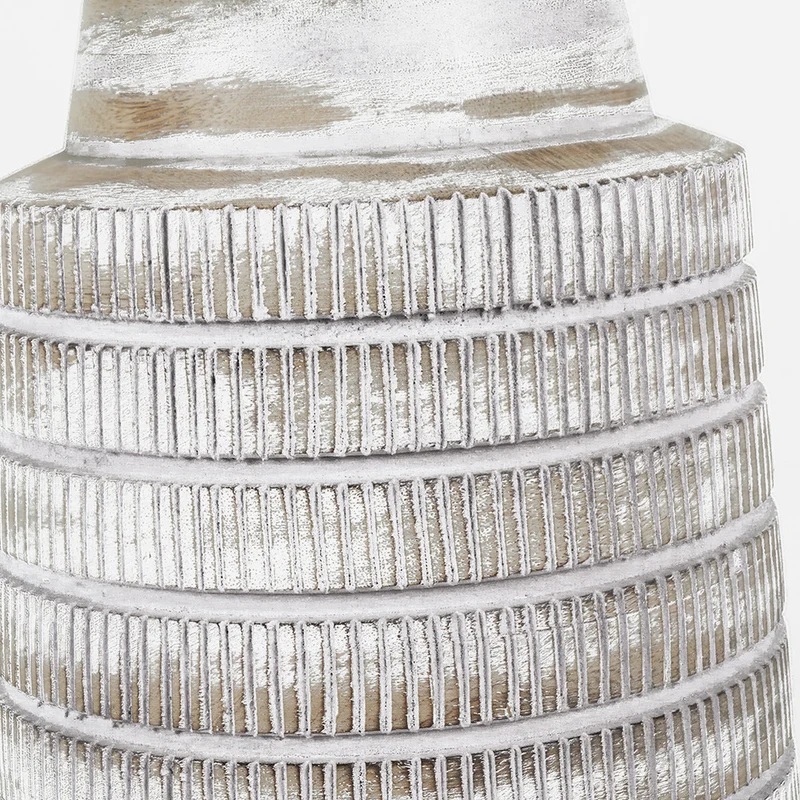 Paihia White Wash Wood Textured Short Table Lamp Base with Edward 30cm Pistachio Green Linen Cylinder Lampshade