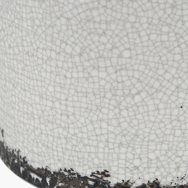 Nori Cream Crackle Ceramic Table Lamp