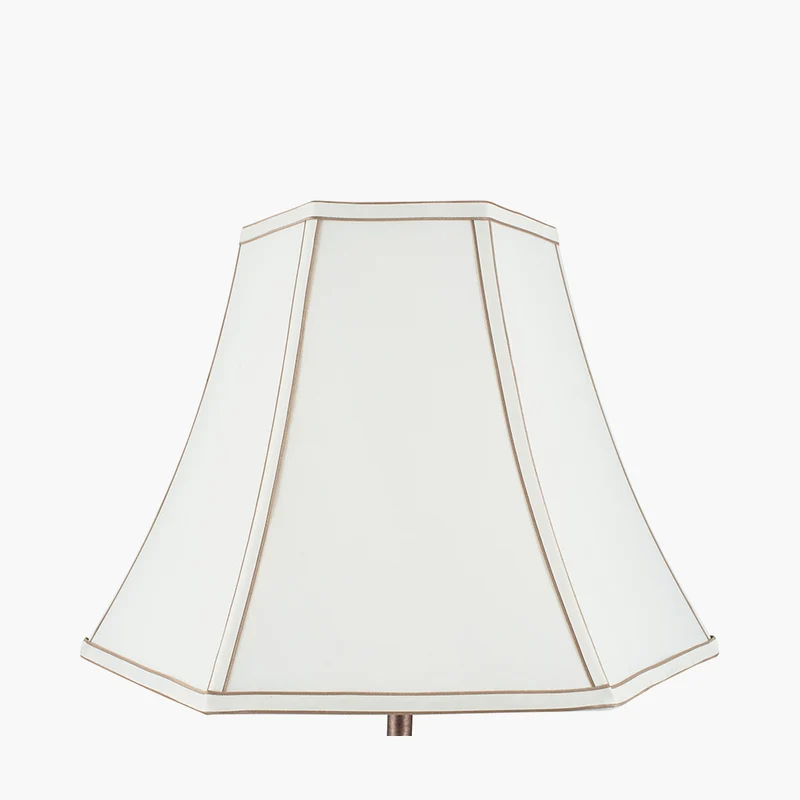 Lyla 30cm Cream Silk Mix Bowed Lampshade