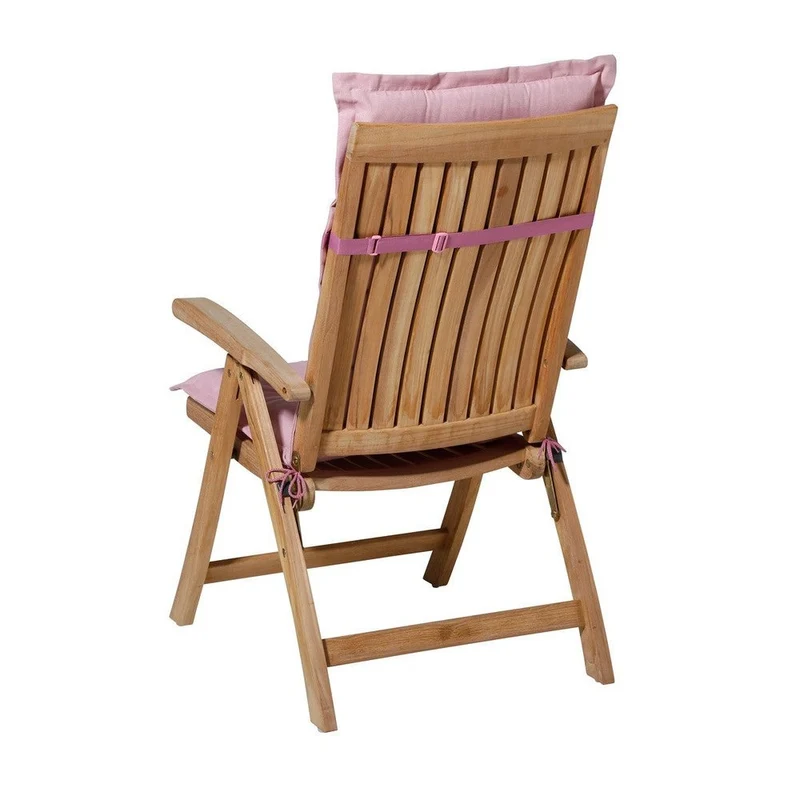 Madison stoelkussen lage rug Panama soft pink 105x50 cm