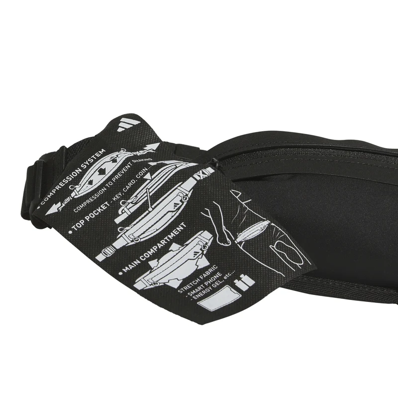 adidas Run Waistbag - Cinturón de running 30 cm (black)
