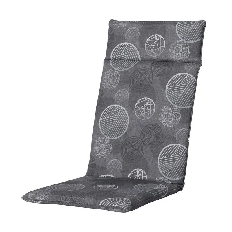 Madison universeel kussen hoge rug Circle grey 120x50 cm