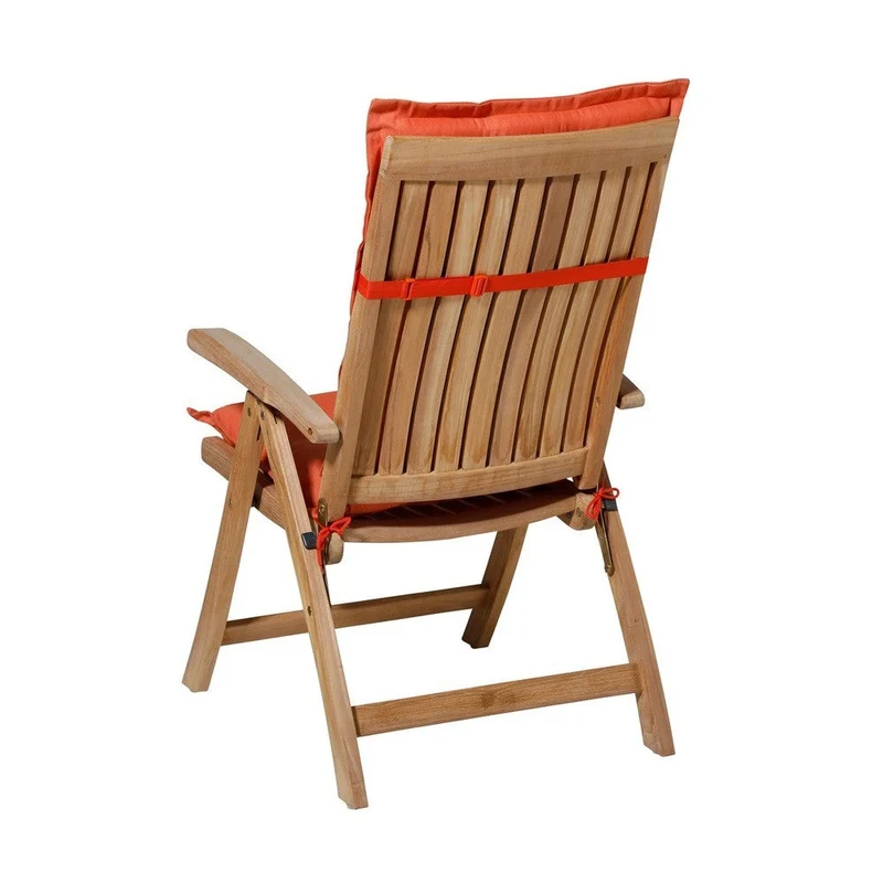 Madison stoelkussen hoge rug Panama flame orange 123x50 cm