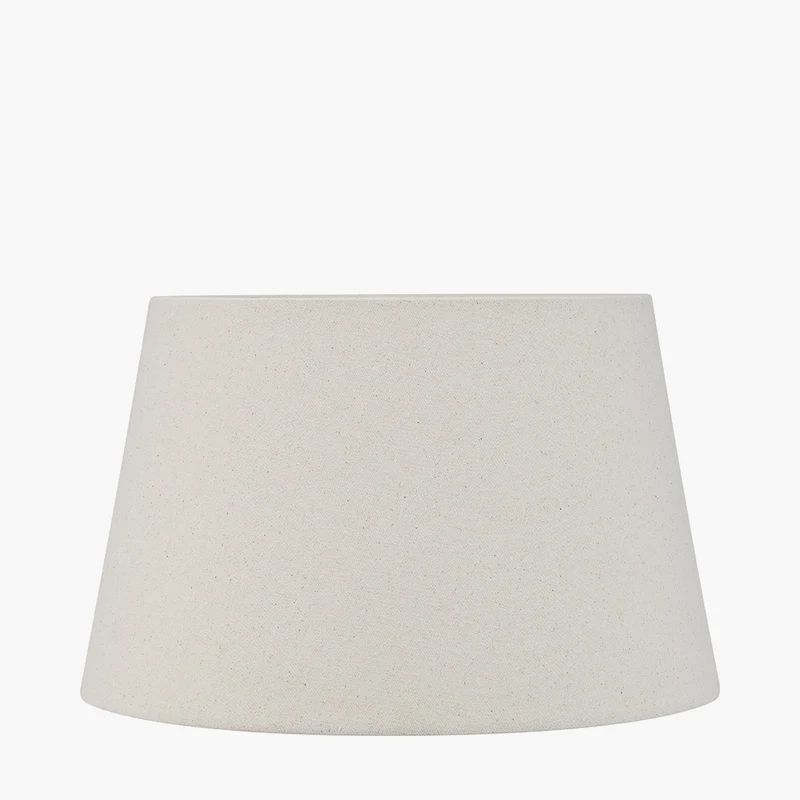 Lulia Antique Finish Stoneware Table Lamp Base with Coast 35cm Cream Calico Tapered Lampshade