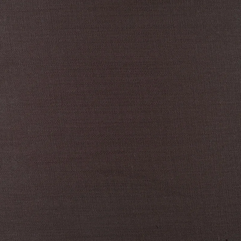 Lino 50cm Bitter Chocolate Self Lined Linen Cylinder Lampshade