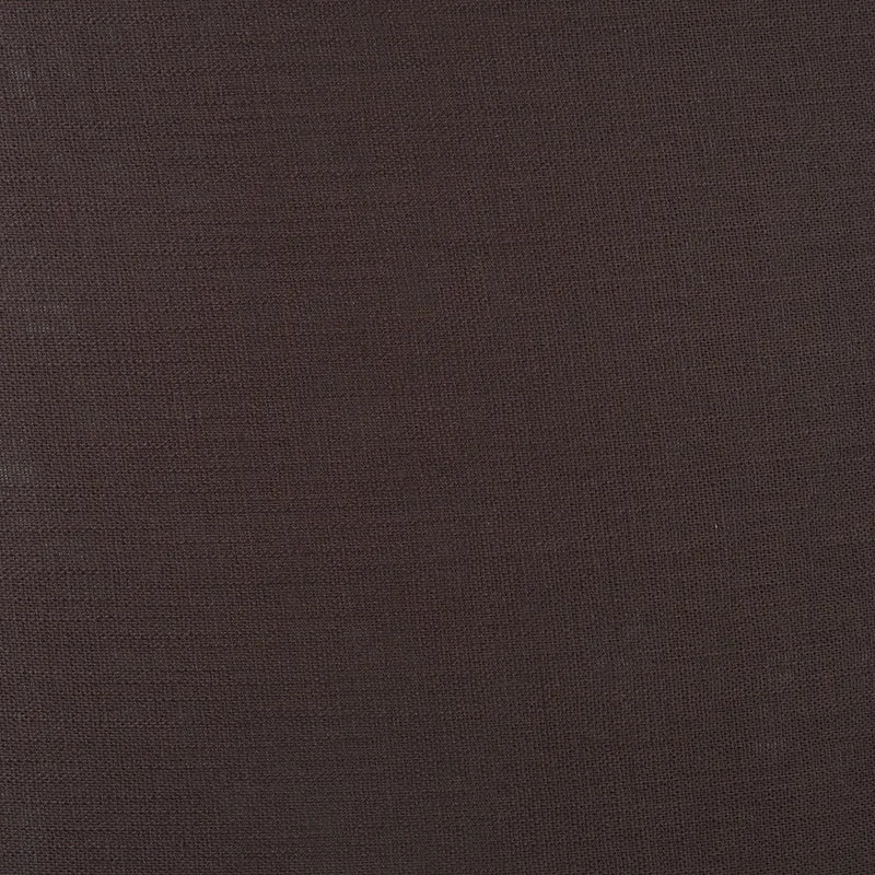 Lino 45cm Bitter Chocolate Self Lined Linen Cylinder Lampshade