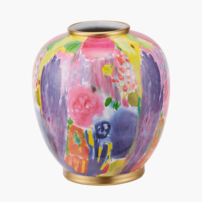 Matisse Multi Colour Ceramic Urn Vase