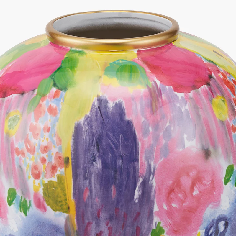 Matisse Multi Colour Ceramic Urn Vase
