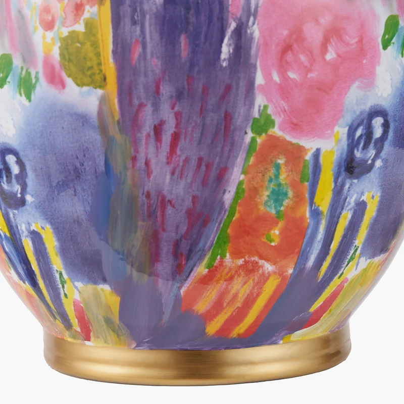Matisse Multi Colour Ceramic Urn Vase