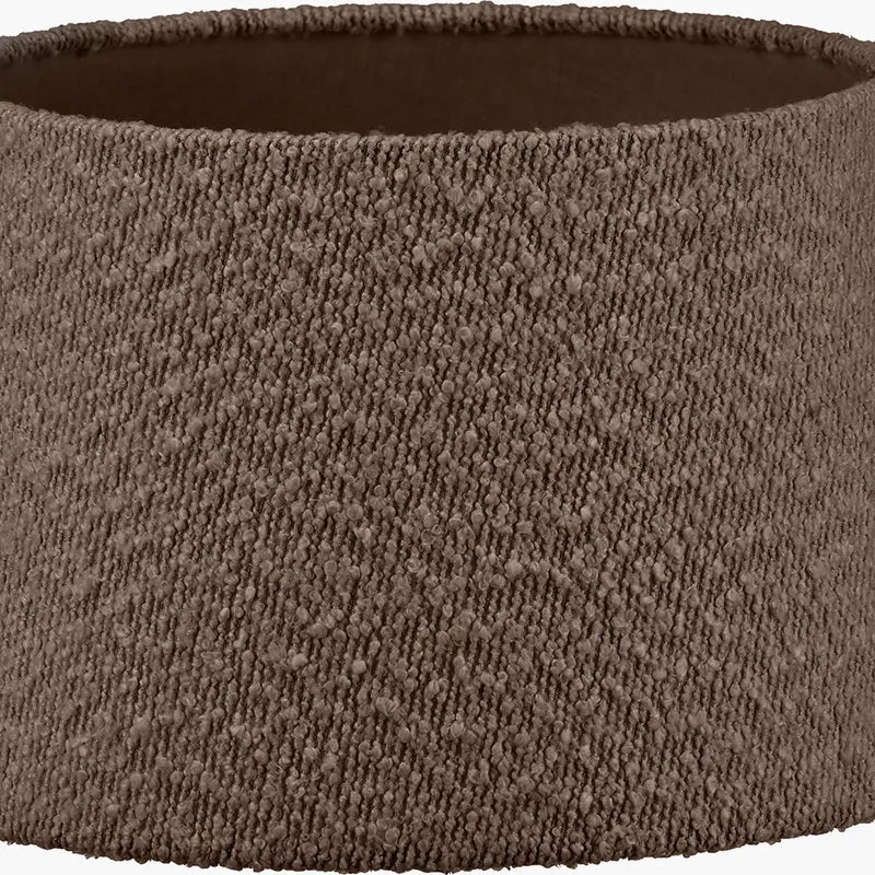 Martigues 45cm Mocha Brown Boucle Tapered Lampshade