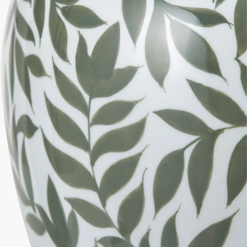 Laurel Olive Leaf Ceramic Table Lamp Base