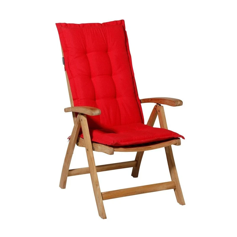 Madison stoelkussen hoge rug Panama red 123x50 cm
